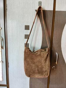 Suede Crossbody Bag