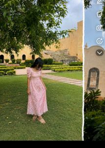 Pretty Pink Floral Maxi Dress