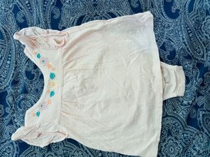 Charming Embroidered Peachy Pink dress