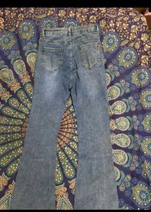 High Waisted Bell Bottom Jeans