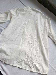 Classic White Button-Up Shirt