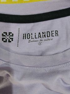 Lavender Graphic Print T-Shirt