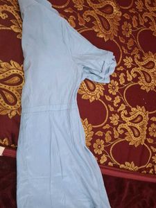 Blue soft dress