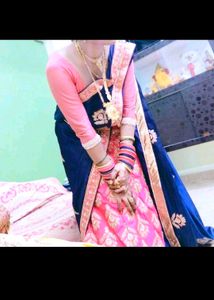 Beautiful saree lehnga