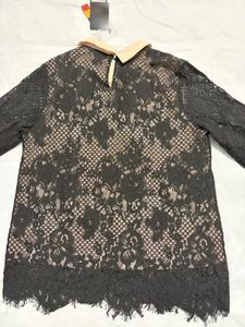 Max Collared Lace Top