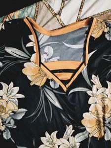 Floral Print Maxi Dress