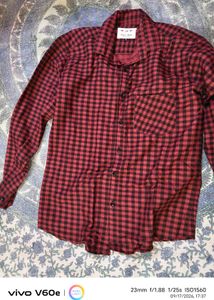 Red & Black Plaid Long Sleeve Shirt😍🥰♥️