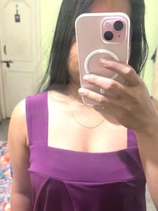 Stylish Purple Sleeveless Top