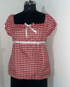 sale🌷Pinterest inspired Red Gingham top 🌸✨