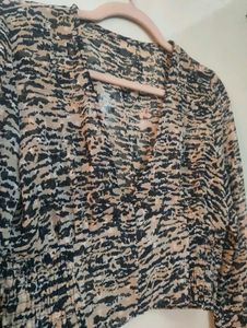 Animal Print Crop Top