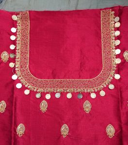 🔥 Price Drop 🆕️ Bridal Blouse : Ready To Stitch