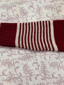 Striped Turtleneck Sweater Dress