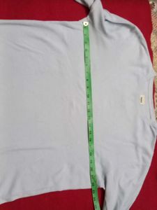 GENTLY USED Light Blue Waffle Knit Long Sleeve Tee