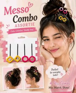 Messo Combo navratri Hair Pins