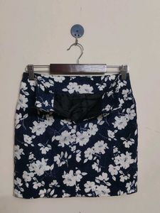 Floral Print Mini Skirt