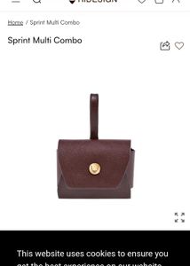Hidesign Suede Sling Bag