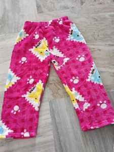 Cute Pink Bear Pajama Pants