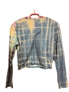 Abstract Y2K Mesh Top