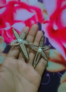 Sparkling Starfish Alligator Clips (Not used)