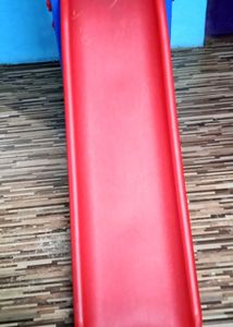 Red Plastic Kids Slide