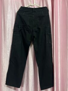 Forever 21 Black Leg Denim Jeans