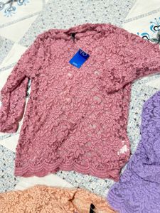 completely new set of 3 Lace Blouse Se