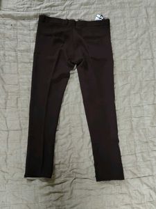 Men's Brown Formal Trousers
