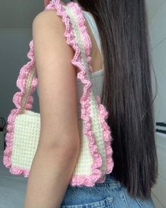 Handmade Crochet Cherry Bag