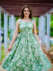 Floral Printed Strap Dress Style Union