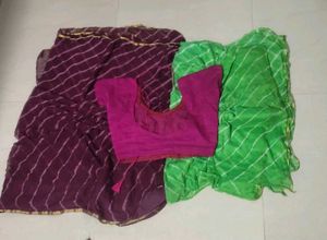chiffon sarees ( pack of 2 )