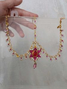 Exquisite Pink Kundan and zarkan Bridal Jewellery