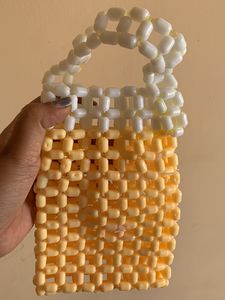 Handmade Mobile Pouch With Beads