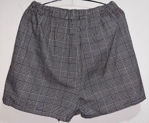 High waisted skorts with button detailing