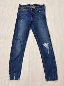 Women's Zara Distressed Skinny Jeans