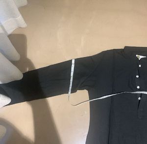Men’s Black Long Sleeve Kurta pyjama