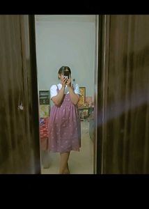 Cute Purple Floral Dress