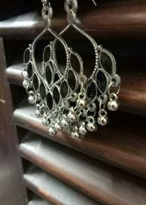 Dangling Silver Earrings