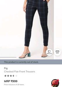 Stylish Plaid Skinny Pants