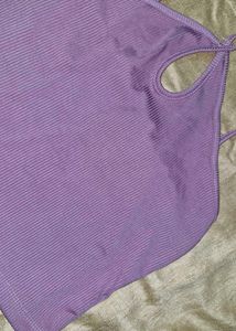 Purple Mauve Halter Top