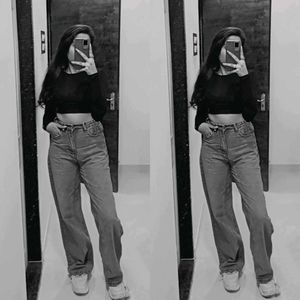 Urbanic Wide Leg Light Wash Jeans