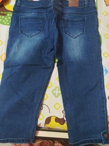 Women's Blue Denim Capris