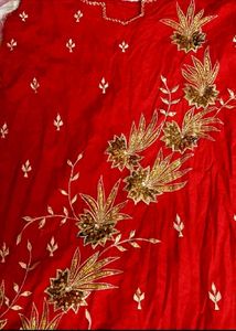 sleeveless salwar set with duppata