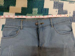 Blue Denim Shorts