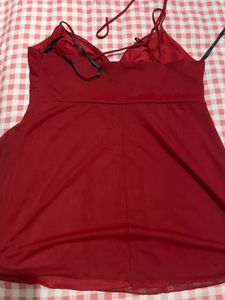 Elegant Red Party Dress