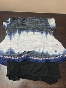 Cute Cat Print Top