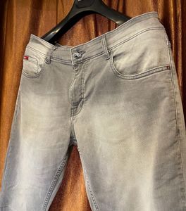 Lee Cooper Men's Grey Washed Jeans