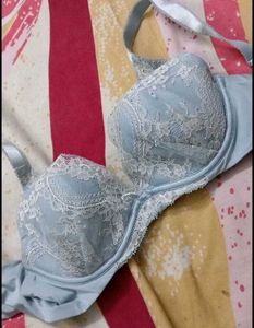 Light Blue Lace Bra
