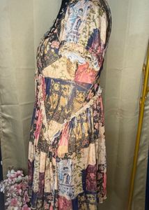 3 for 999 y2k Bohemian Patchwork Mini Dress