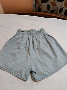 Light Wash Denim Shorts