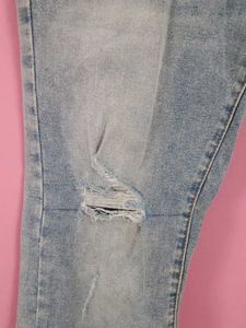 Ripped Flare Jeans